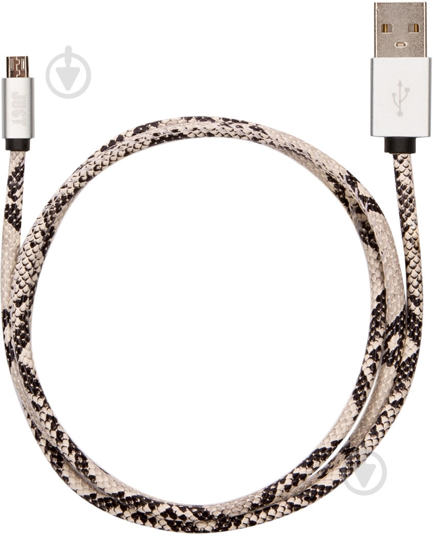 Кабель JUST USB – microUSB 1 м (MCR-UNQ-SNK) - фото 1