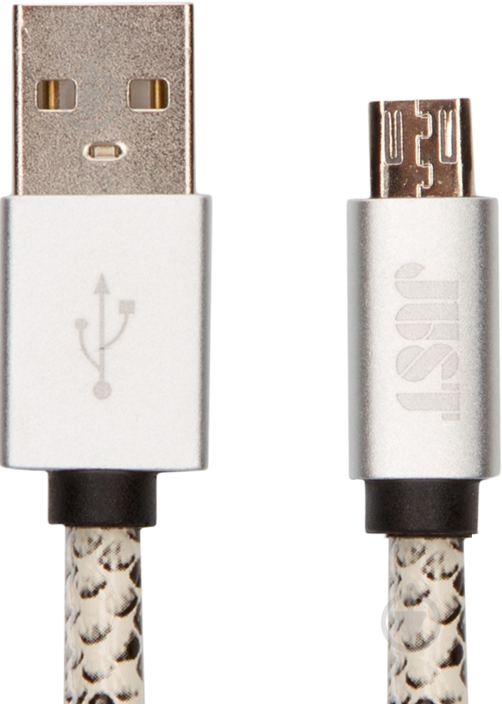 Кабель JUST USB – microUSB 1 м (MCR-UNQ-SNK) - фото 2
