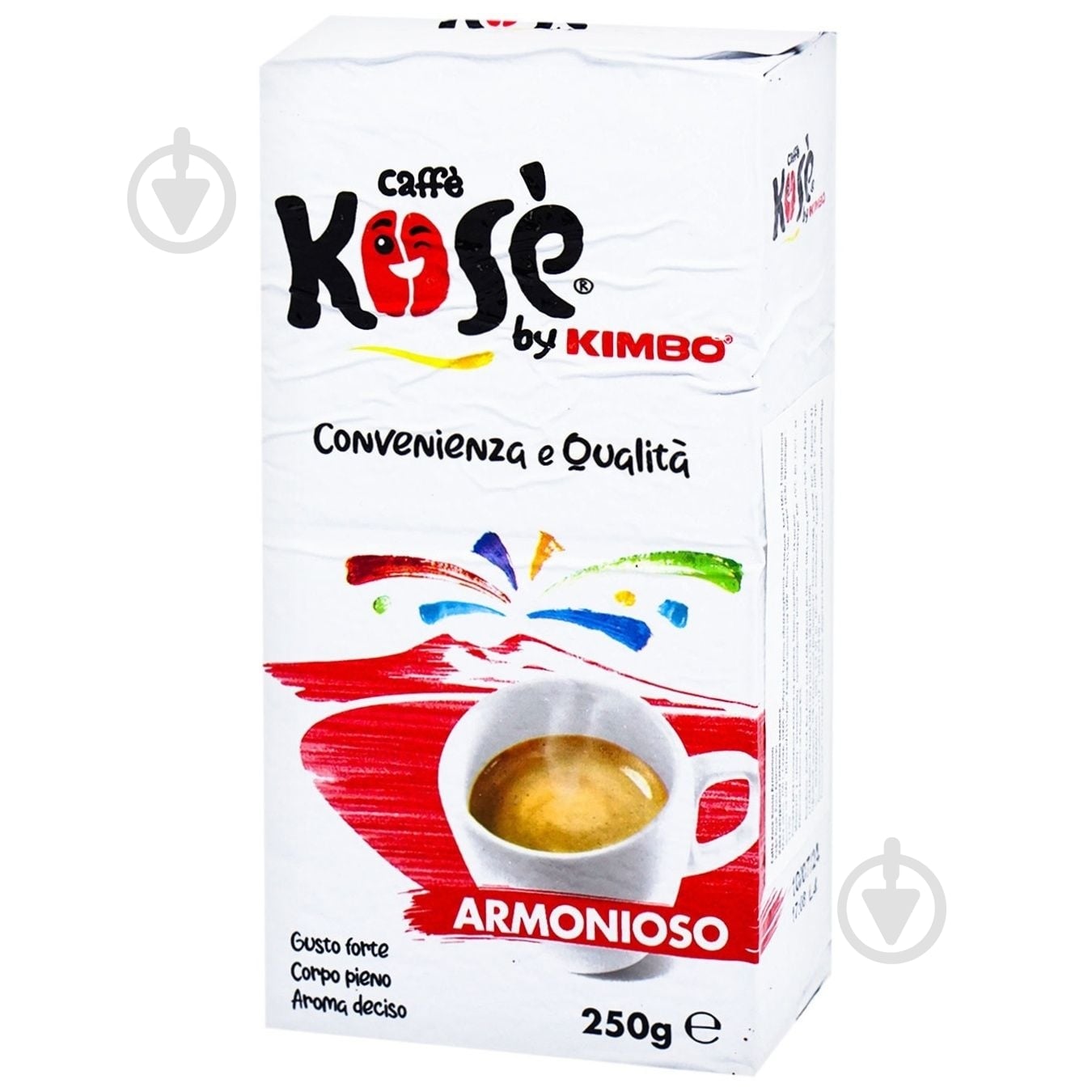 Кофе молотый Kimbo Rosso Armonioso 250 г - фото 1 Кофе молотый Kimbo Rosso Armonioso 250 г - фото 1