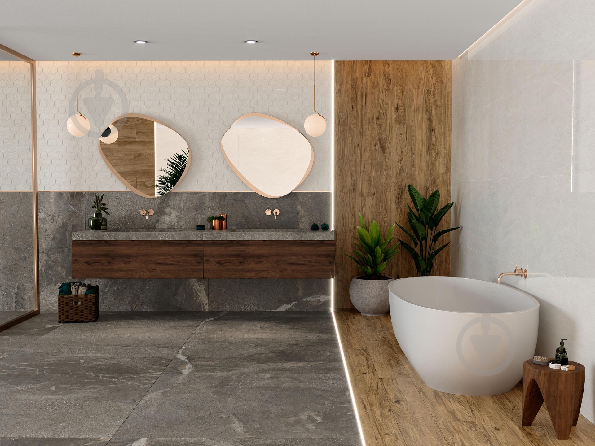 Плитка TAU Ceramica MAINSTONE GRAY MAT 120x120 см - фото 3