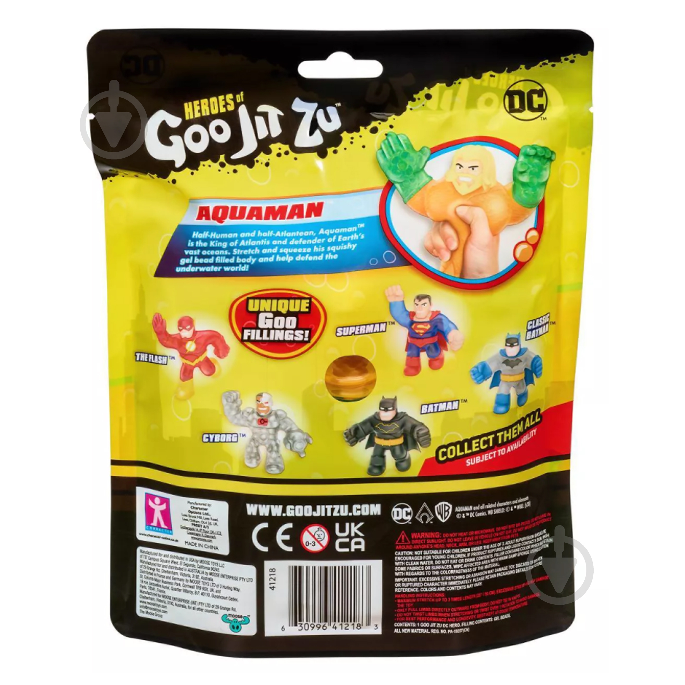 Игрушка-растяжка Перо GooJitZu Аквамен 122159 - фото 4 Игрушка-растяжка Перо GooJitZu Аквамен 122159 - фото 4