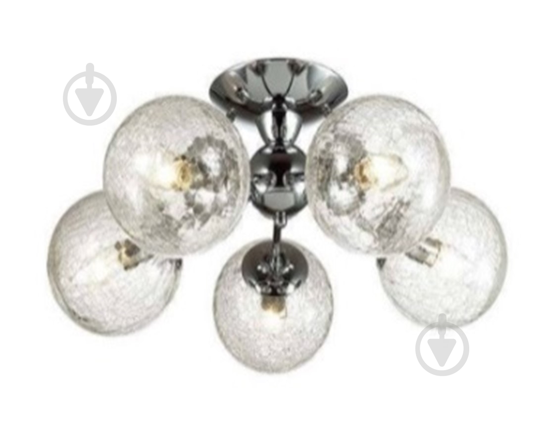 Люстра потолочная Focus Light Buble 5x60 Вт E27 хром 3301/5 золото - фото 1 Люстра потолочная Focus Light Buble 5x60 Вт E27 хром 3301/5 золото - фото 1