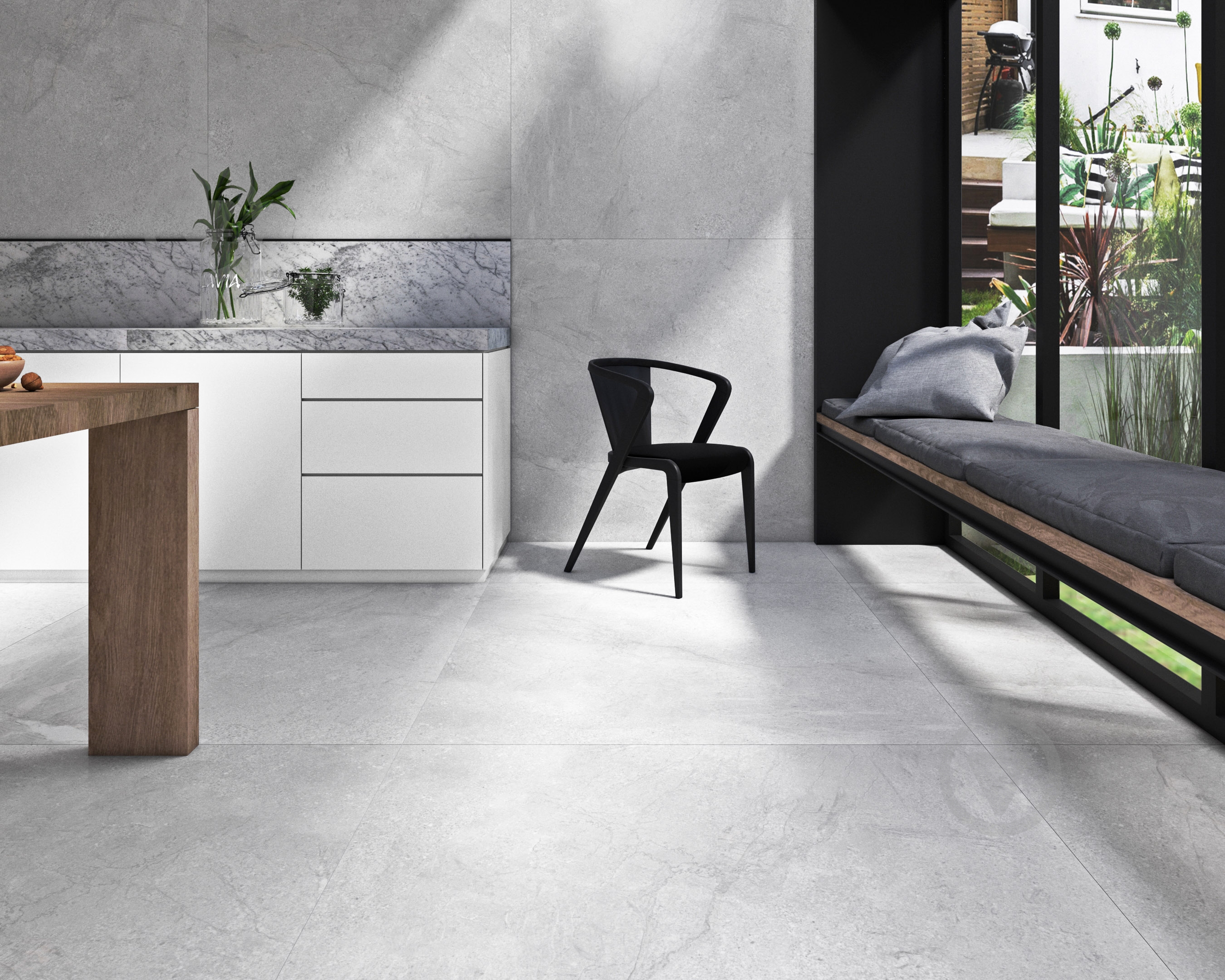 Плитка TAU Ceramica MAINSTONE SILVER MAT 120x120 см - фото 4