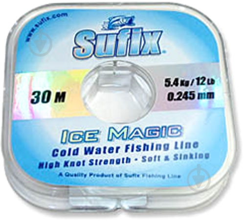 Леска Sufix Ice Magic 30м 0.175мм DS1XL018024A4X - фото 1 Леска Sufix Ice Magic 30м 0.175мм DS1XL018024A4X - фото 1