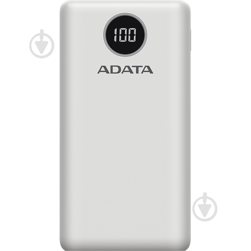 Повербанк ADATA 20000 mAh white (PB931040) - фото 1