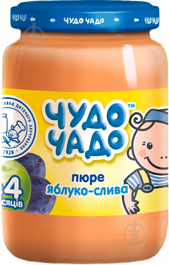 Пюре Jaffa Чудо-Чадо Яблоко и слива 170 г - фото 2 Пюре Jaffa Чудо-Чадо Яблоко и слива 170 г - фото 2