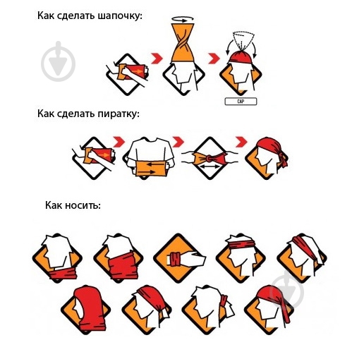 Мультифункциональный головной убор Mil-Tec SCRAFT, AT-DIGITAL 12216070 р. камуфляж - фото 4