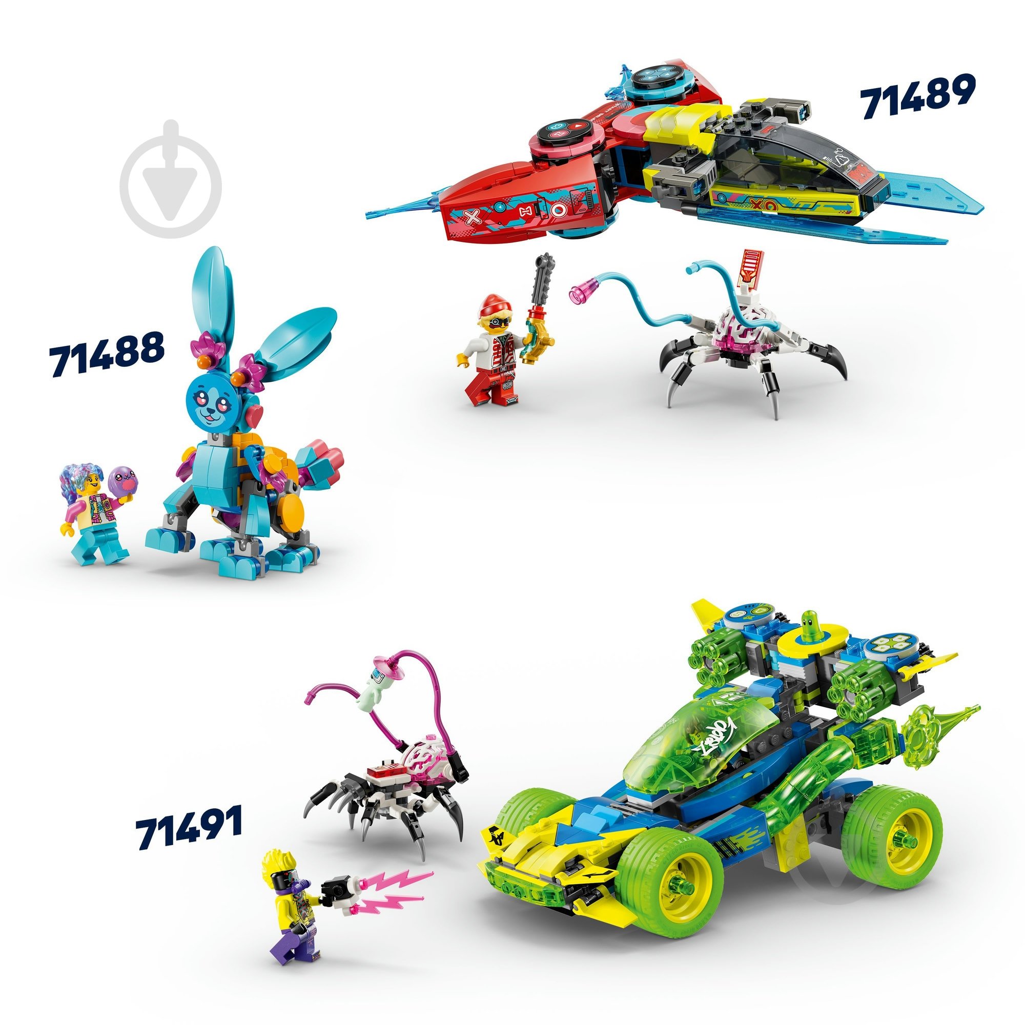 Конструктор LEGO DREAMZzz Робот Z-Blob и гоночные приключения 71487 - фото 9 Конструктор LEGO DREAMZzz Робот Z-Blob и гоночные приключения 71487 - фото 9