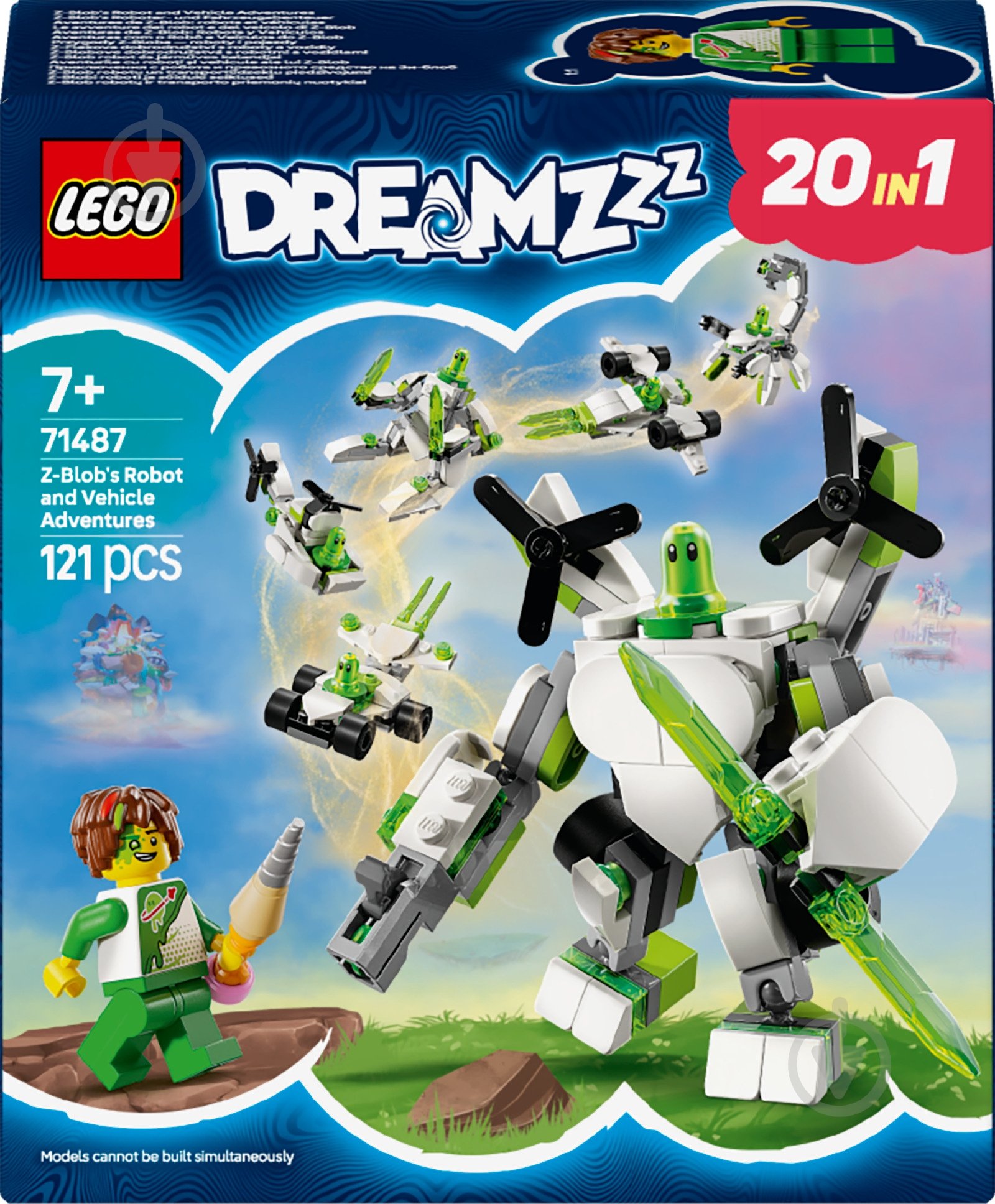 Конструктор LEGO DREAMZzz Робот Z-Blob и гоночные приключения 71487 - фото 1 Конструктор LEGO DREAMZzz Робот Z-Blob и гоночные приключения 71487 - фото 1