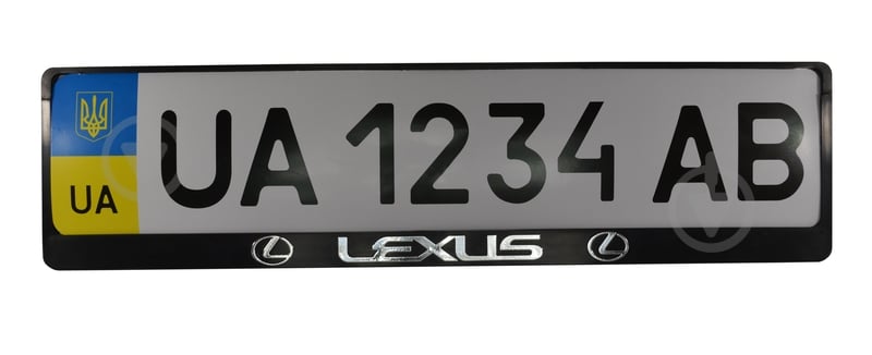 Рамка под номерной знак Poputchik Lexus 2 шт. (24-009) - фото 4 Рамка под номерной знак Poputchik Lexus 2 шт. (24-009) - фото 4