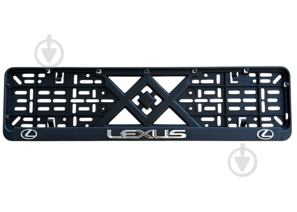 Рамка под номерной знак Poputchik Lexus 2 шт. (24-009) - фото 1 Рамка под номерной знак Poputchik Lexus 2 шт. (24-009) - фото 1