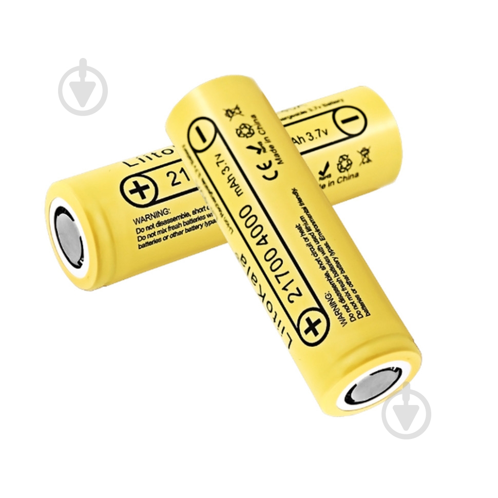 Акумулятор LiitoKala Lii-40A, 4000mah battery 21700 1 шт. (Lii-40A) - фото 2 Акумулятор LiitoKala Lii-40A, 4000mah battery 21700 1 шт. (Lii-40A) - фото 2