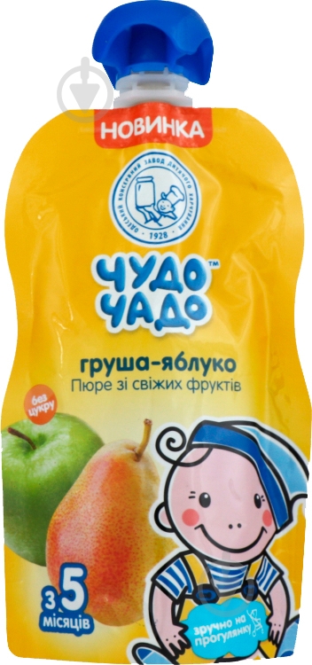 Пюре Чудо-Чадо груша-яблоко без сахара 90 г - фото 2