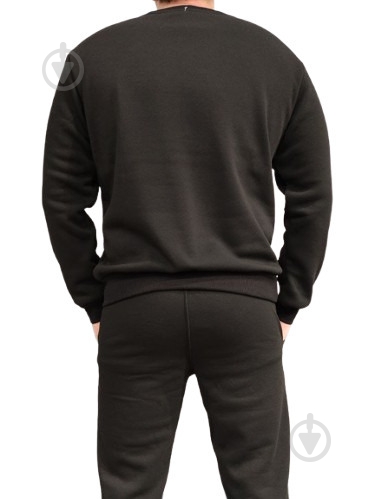 Свитшот LOGOS-Tac с вышивкой золотой Герб, 04-06-00-0033 р.3XL черный - фото 3