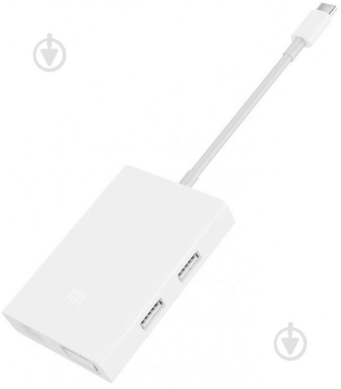 Адаптер Xiaomi USB-C to VGA and Ethernet белый (346490) - фото 2