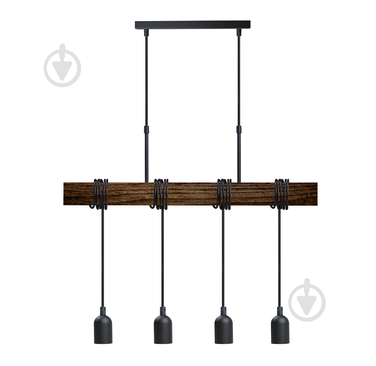 Светильник подвесной TK Lighting Rеdziny 4xE27 черный - фото 1