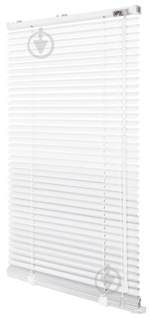 Жалюзі Rollotex алюмінієві горизонтальні перфоровані з фіксацією 48х160 см білі - фото 2 Жалюзі Rollotex алюмінієві горизонтальні перфоровані з фіксацією 48х160 см білі - фото 2