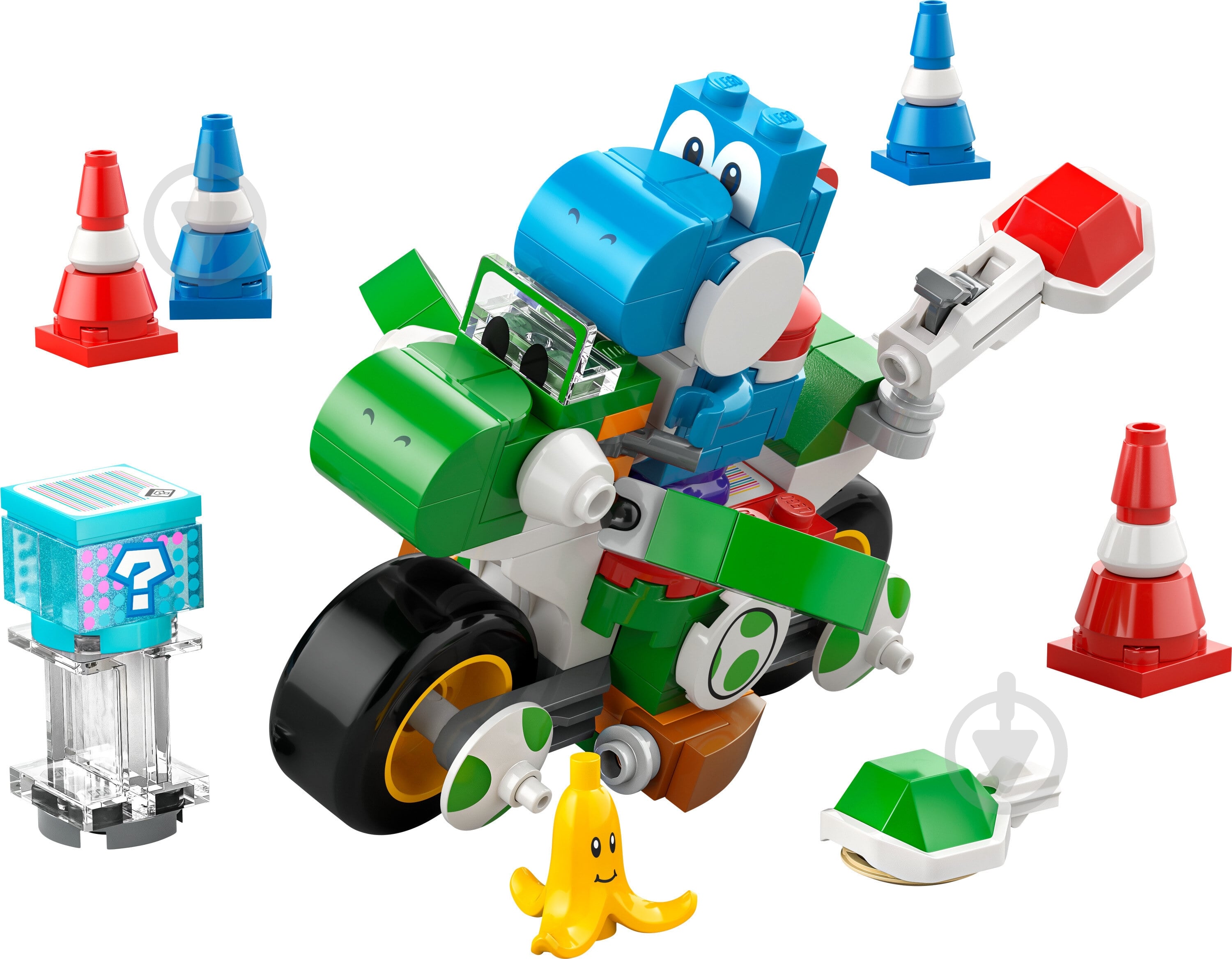 CHORO BIKE ミニカー 12個セット 2002年製 ᐉ Конструктор LEGO Super Mario Mario Kart™ – Yoshi Bike 72031