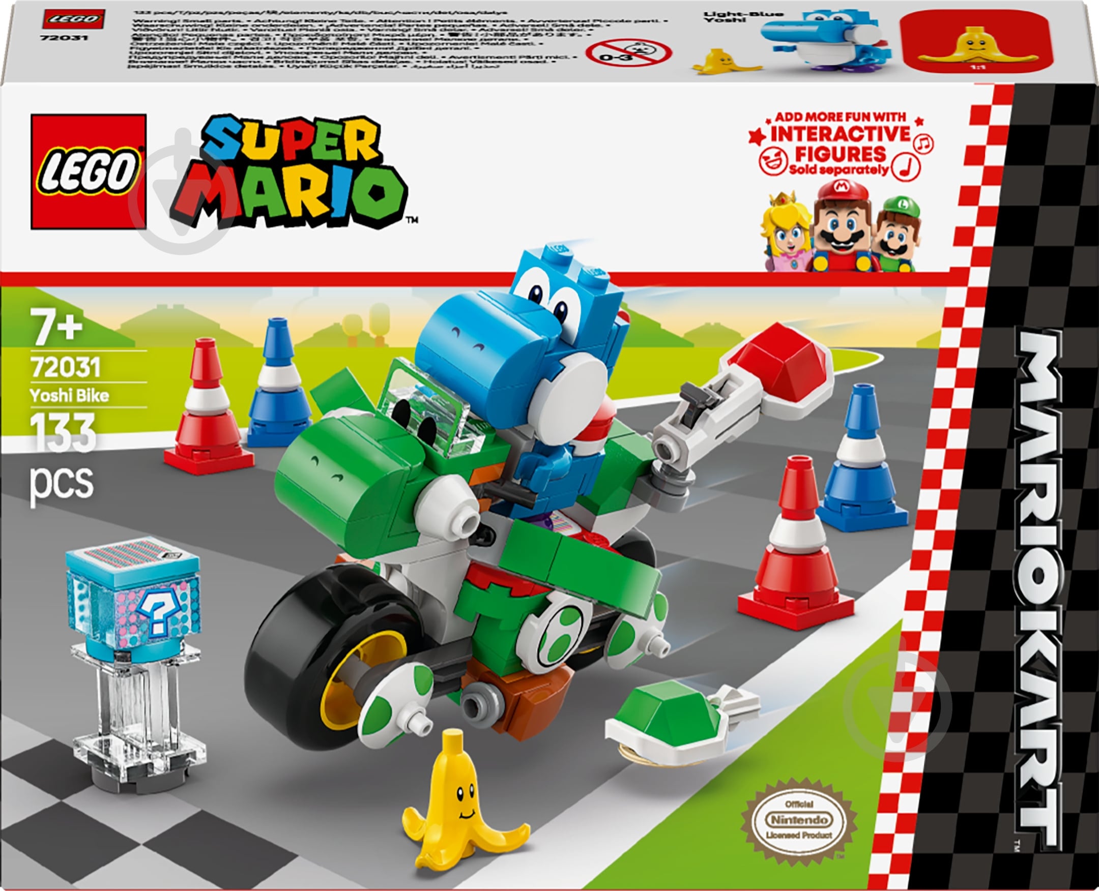 ᐉ Конструктор LEGO Super Mario Mario Kart™ – Yoshi Bike 72031