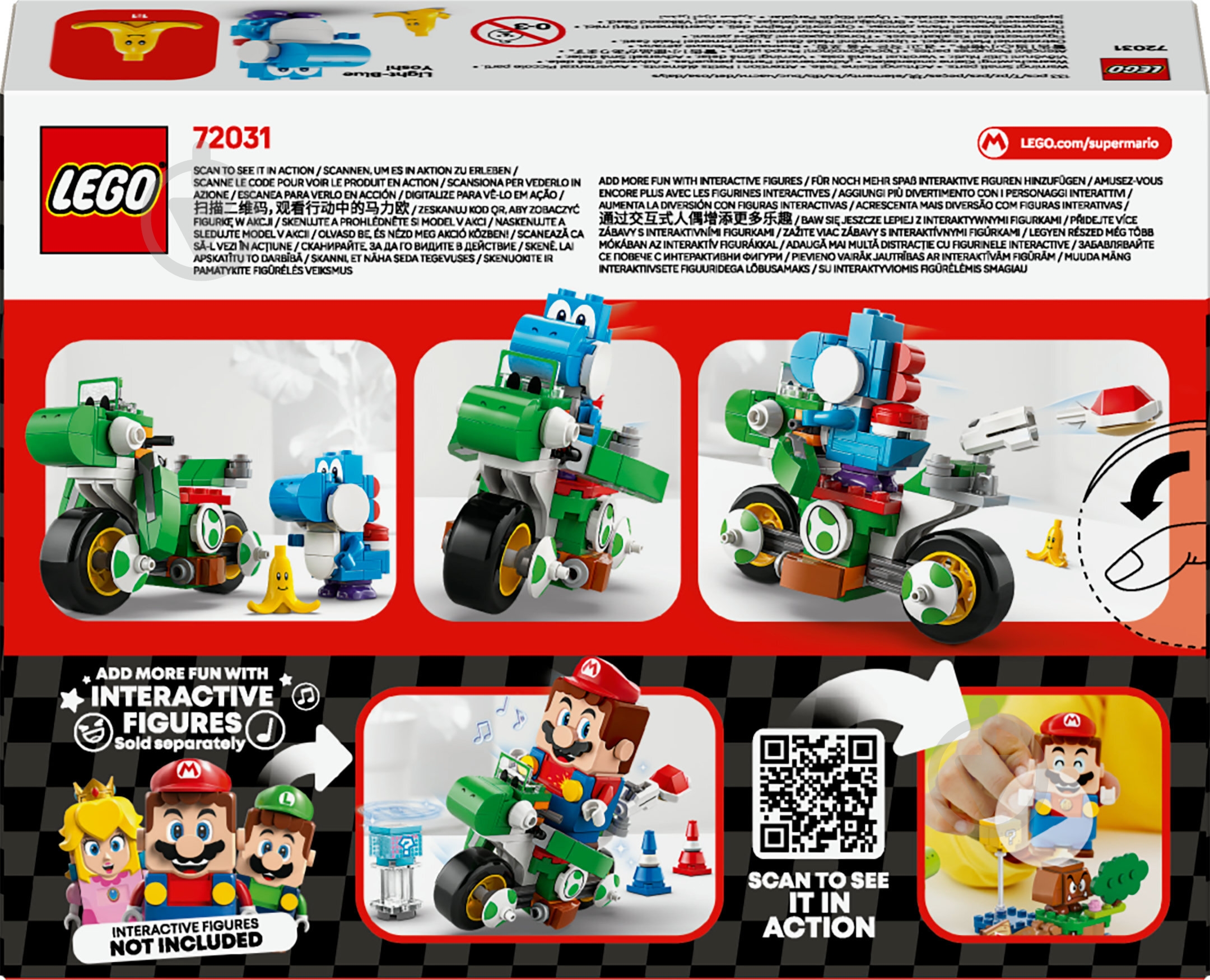 ᐉ Конструктор LEGO Super Mario Mario Kart™ – Yoshi Bike 72031