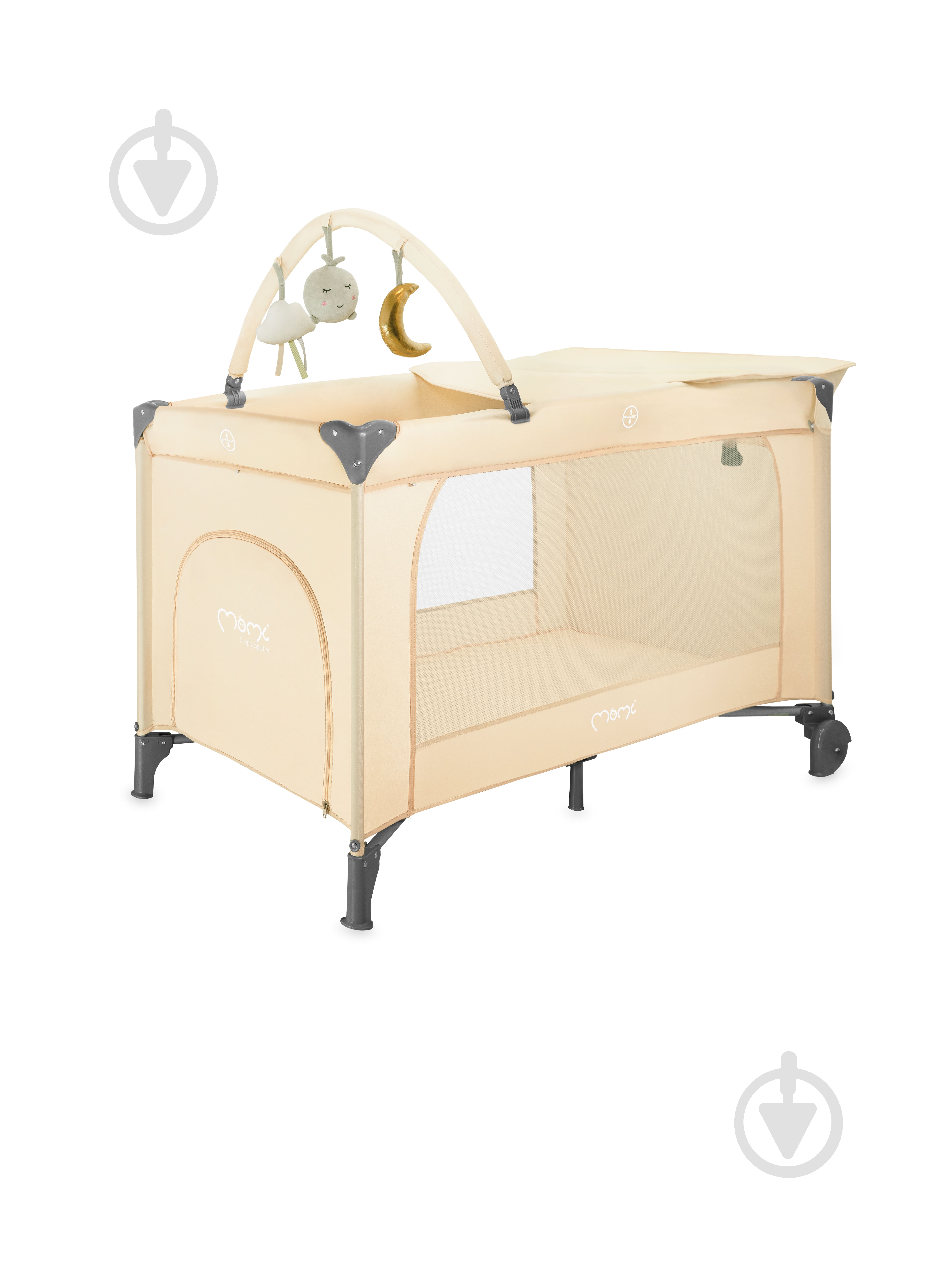 Манеж MoMi BELOVE PLUS beige LOZE00026 - фото 1