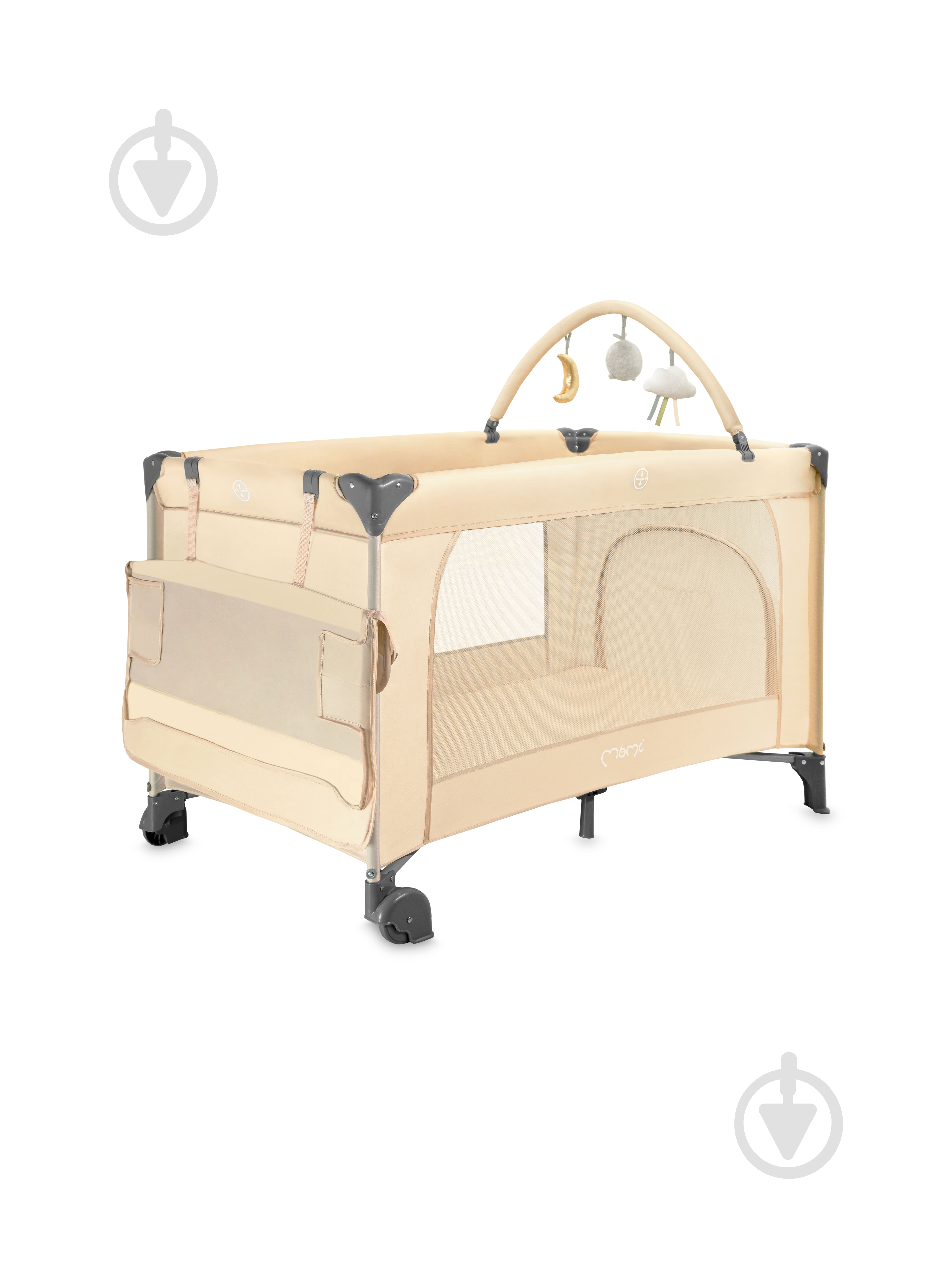 Манеж MoMi BELOVE PLUS beige LOZE00026 - фото 4