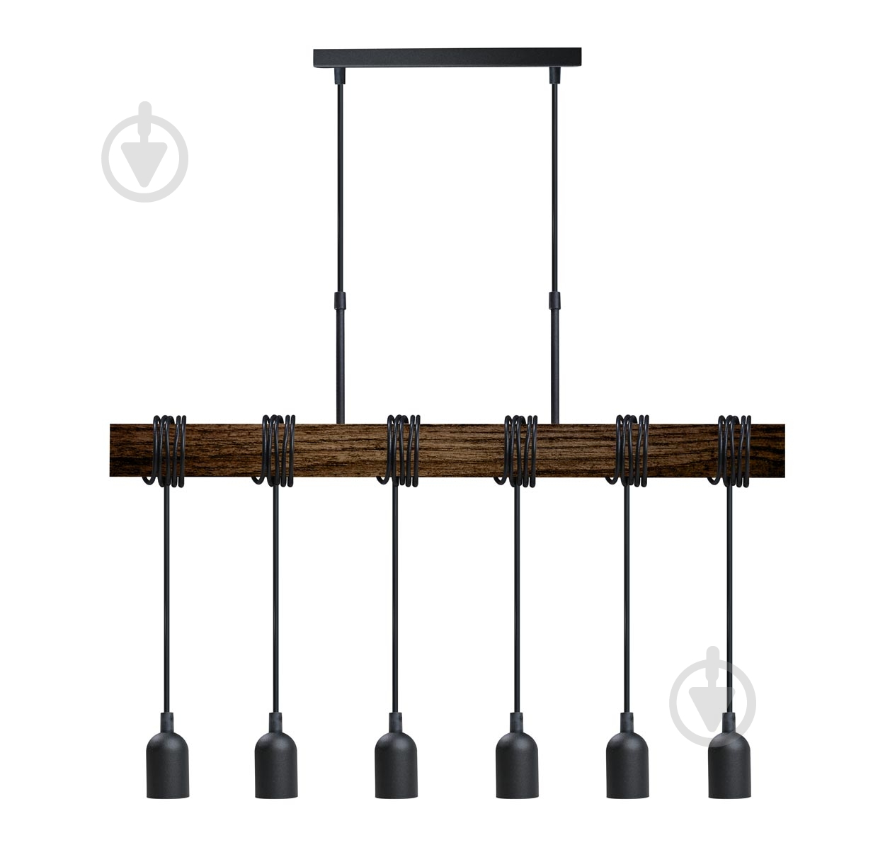 Светильник подвесной TK Lighting Rеdziny 6xE27 черный - фото 1