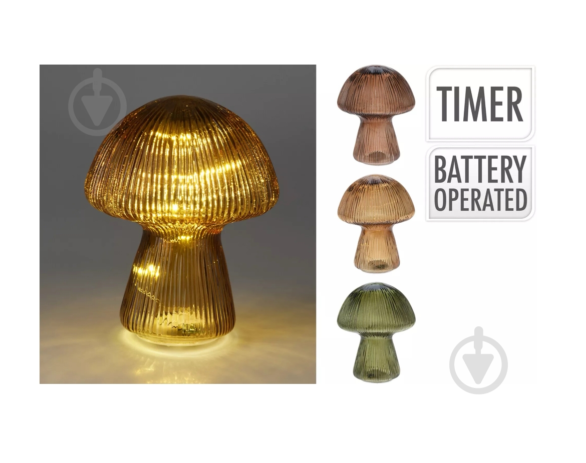 Статуэтка Koopman Mushroom с подсветкой ADG000020 - фото 1