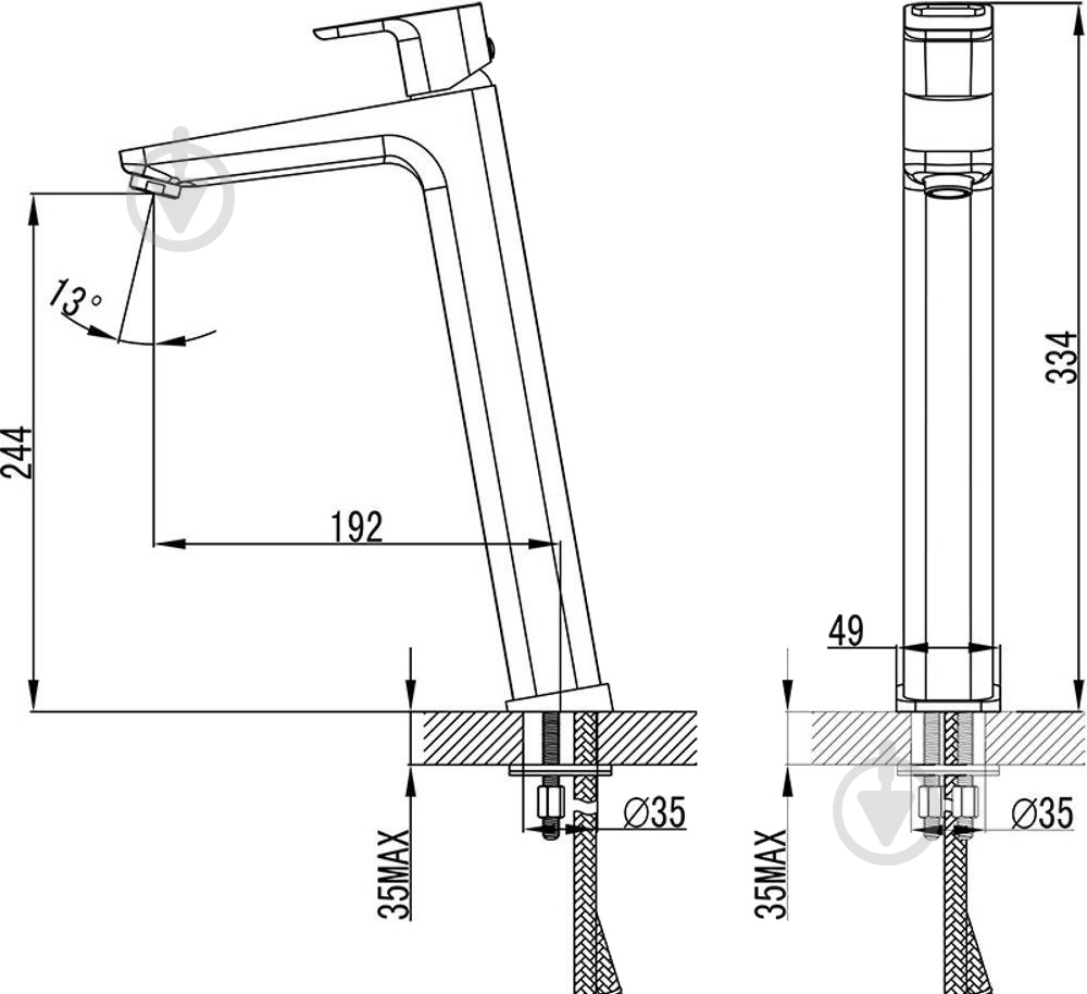 Смеситель для умывальника Ravak X070091 - фото 2