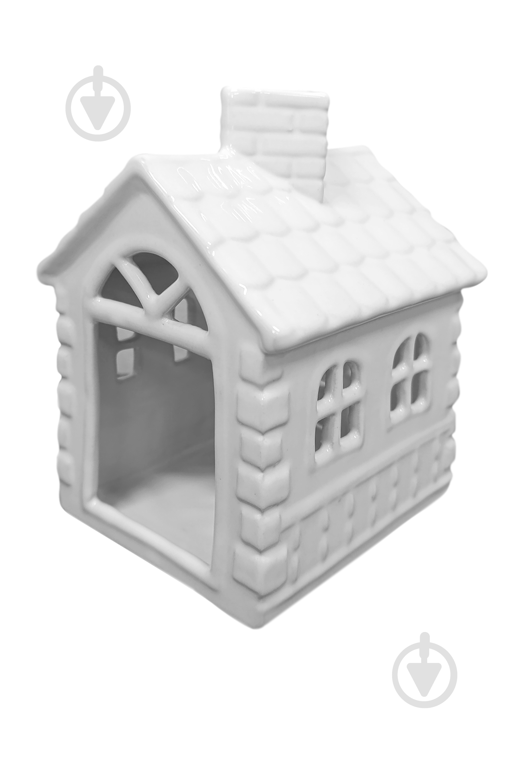 Подсвечник Домик 1454-16 белый Eterna - фото 1