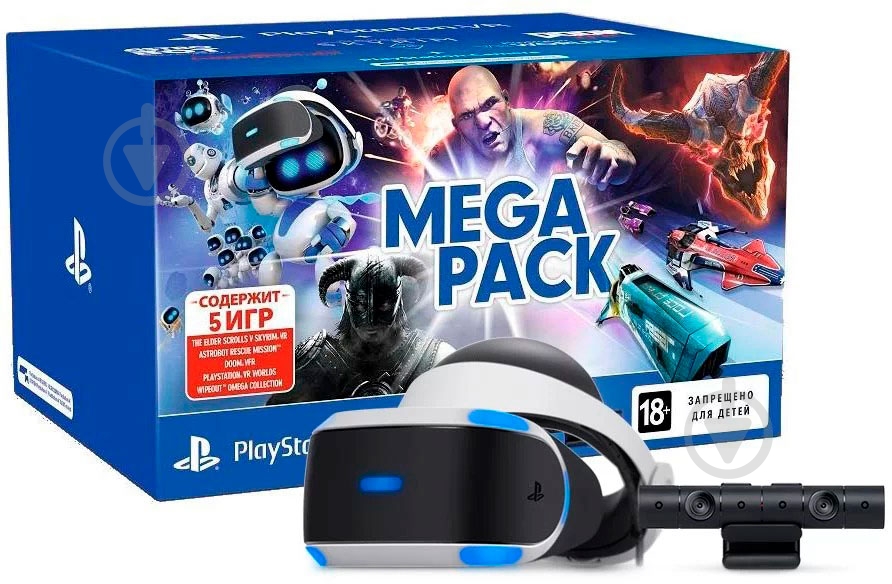 ᐉ Окуляри віртуальної реальності Sony PlayStation VR MegaPack (5