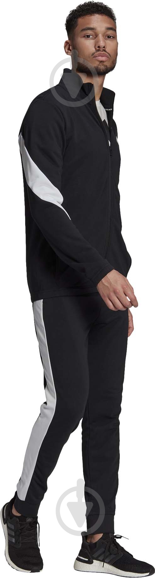 Спортивний костюм Adidas M COTTON TS GM3826 р. 2XL чорно-білий - фото 4