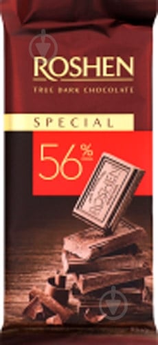 Шоколад Roshen черный Special 56% 85г - фото 1