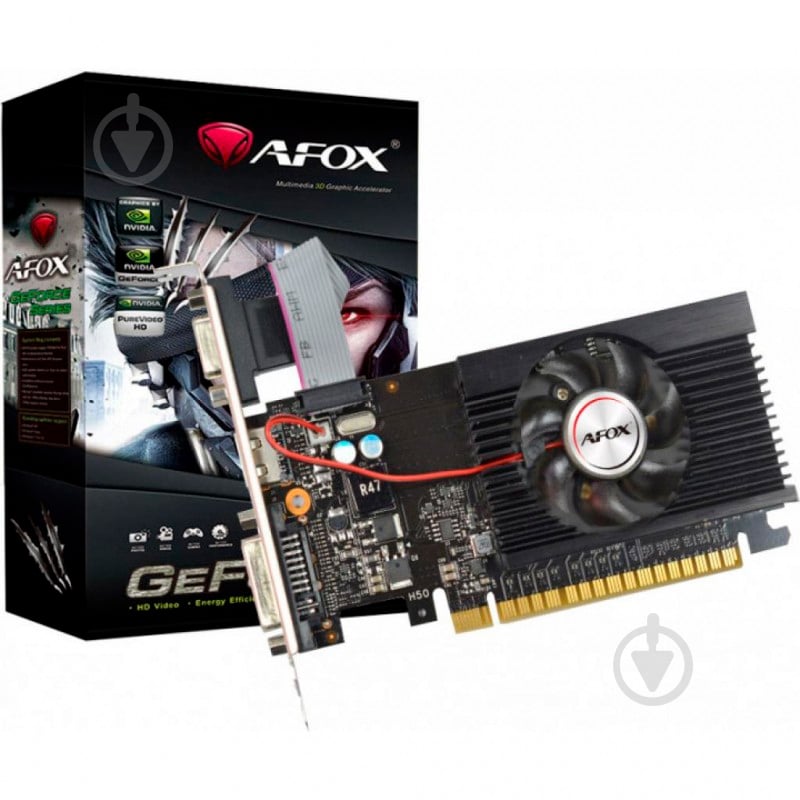 Видеокарта AFOX Geforce GT710 2GB GDDR3 64bit (AF710-2048D3L5-V3) - фото 3 Видеокарта AFOX Geforce GT710 2GB GDDR3 64bit (AF710-2048D3L5-V3) - фото 3