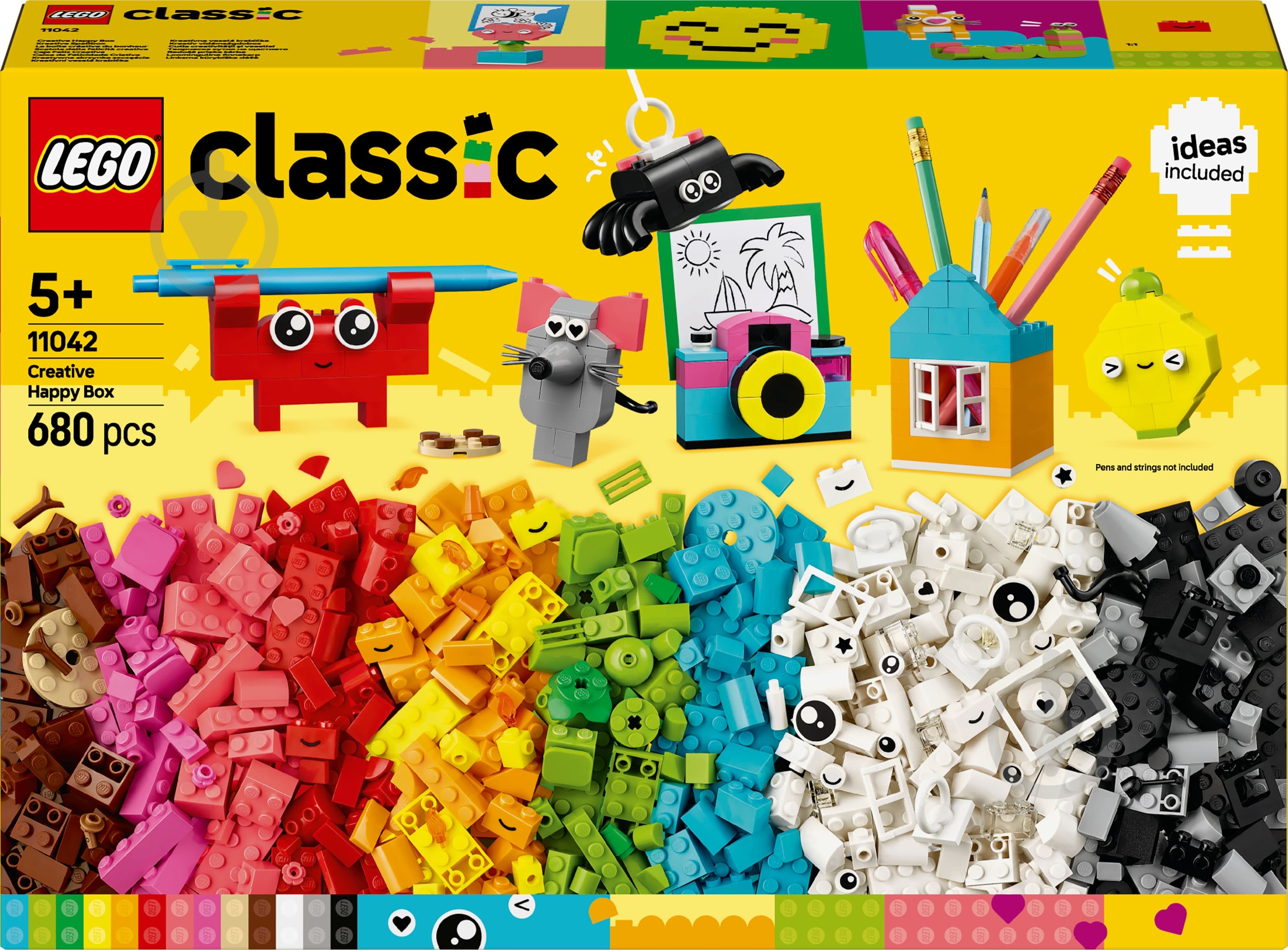 ᐉ Конструктор LEGO Classic Счастливый творческий набор 11042