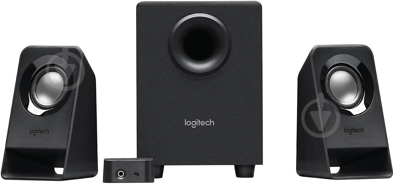 Акустическая система Logitech Audio System Z213 - EMEA 2.1 black - фото 1