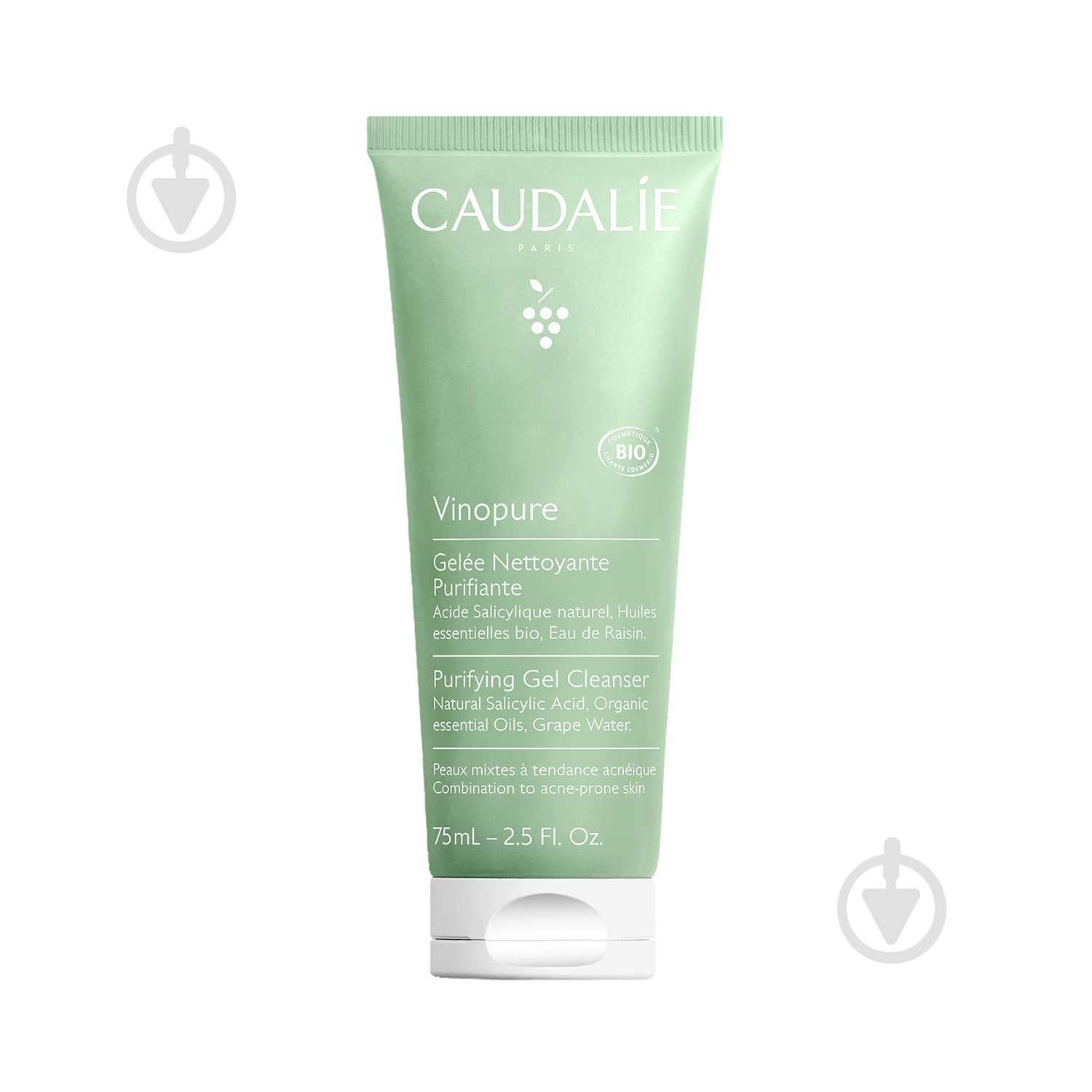 Гель для умывания Caudalie Vinopure 75 мл - фото 1