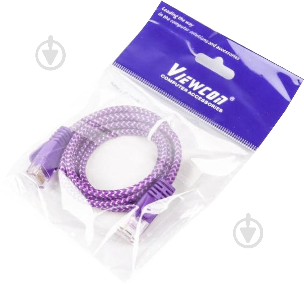 Патч-корд Viewcon NL009 1 м фиолетовый - фото 3 Патч-корд Viewcon NL009 1 м фиолетовый - фото 3