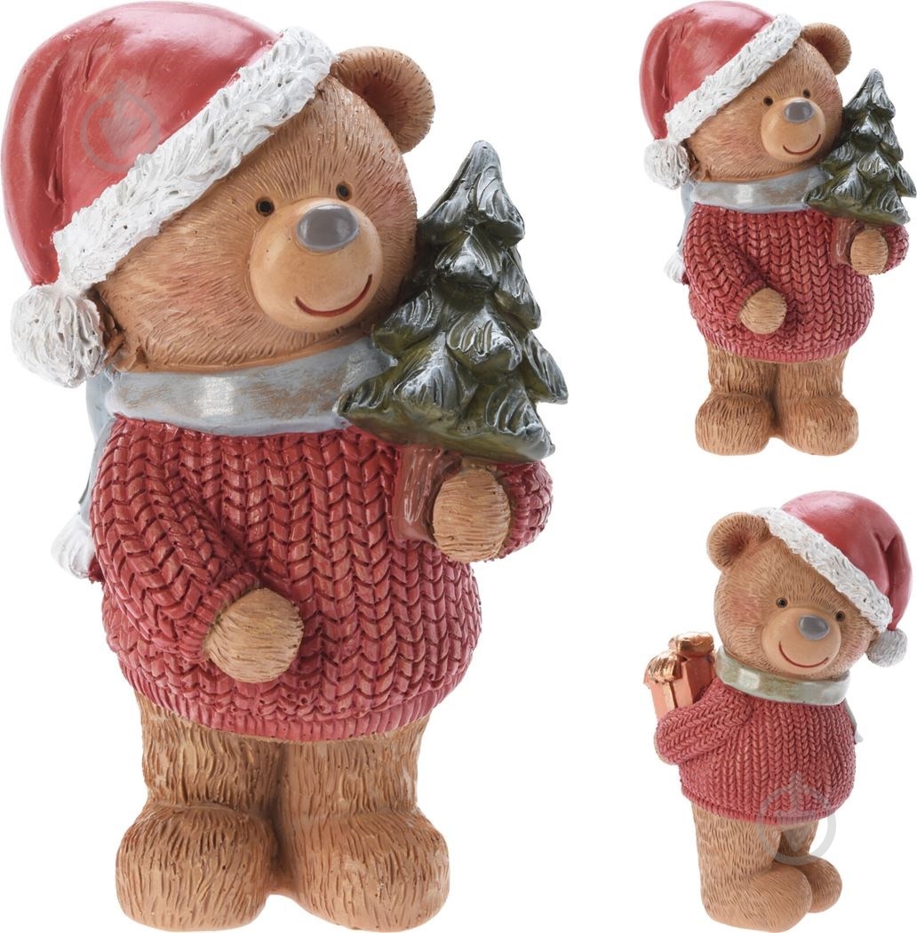 Статуэтка Koopman Xmas Bear 7х6х13 см APF648470 - фото 1