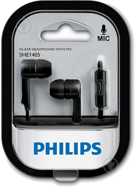 Наушники Philips SHE1405BK/10 black - фото 3