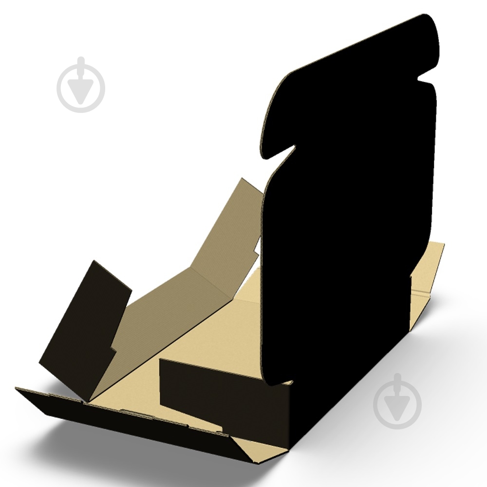 Картонна коробка чорна 236x168x50 мм - фото 5