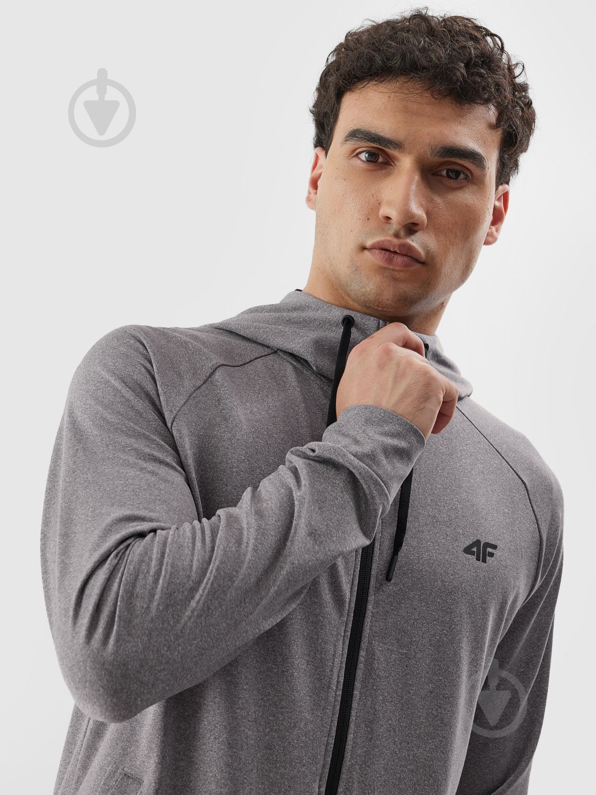 Джемпер 4F SWEATSHIRT FNK M209 4FAW23TFSWM209-27M р.M серый - фото 2