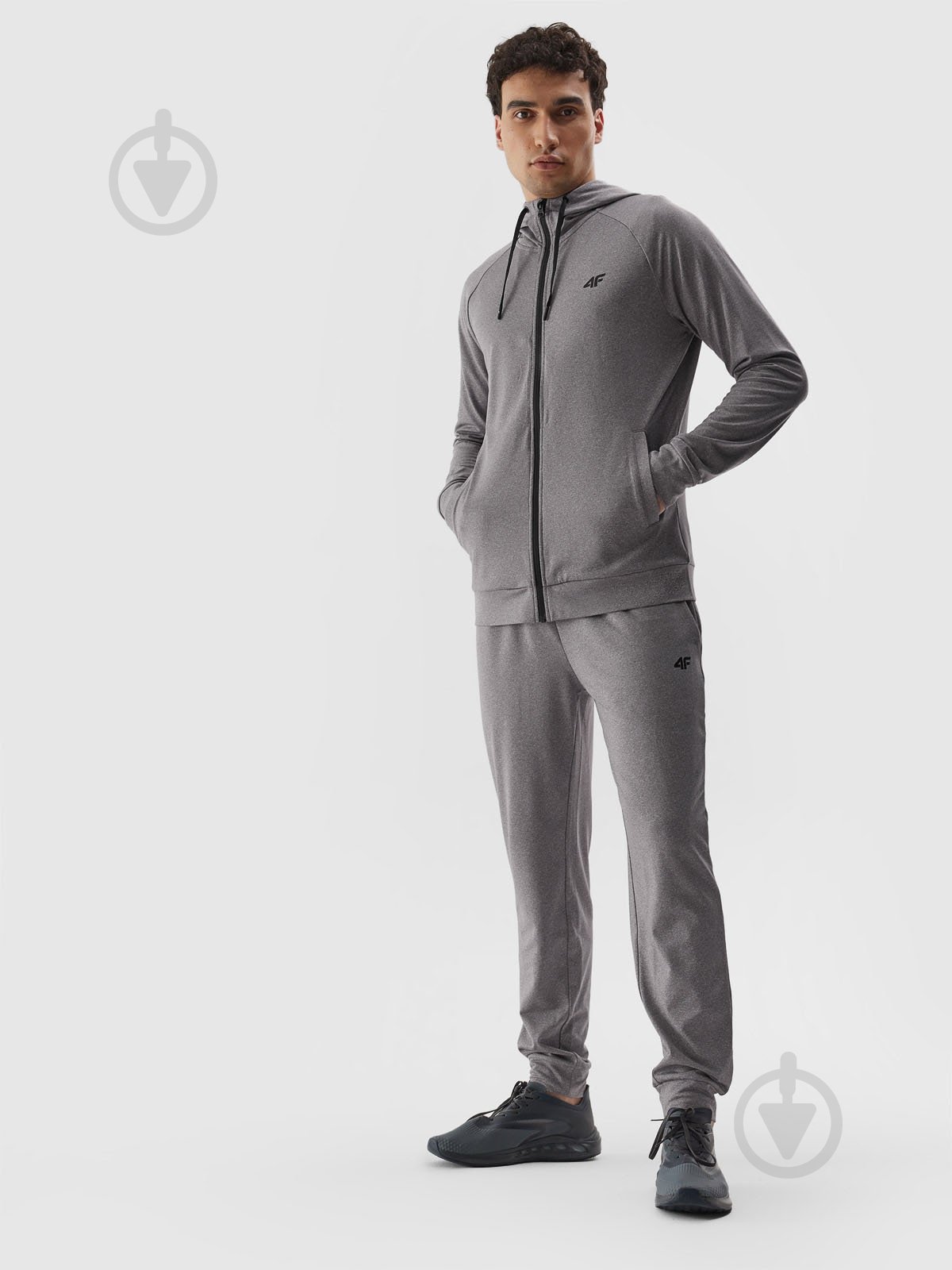 Джемпер 4F SWEATSHIRT FNK M209 4FAW23TFSWM209-27M р.M серый - фото 4