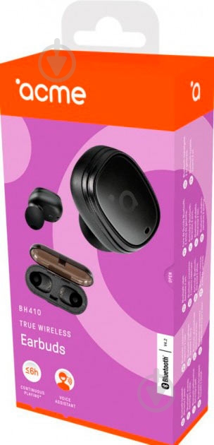 Навушники Acme BH410 True wireless in-ear headphones black - фото 8
