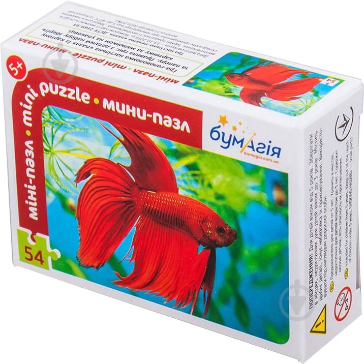 Пазлы Бумагия Рыбки и Котики 54 детали в ассортименте - фото 13 Пазлы Бумагия Рыбки и Котики 54 детали в ассортименте - фото 13