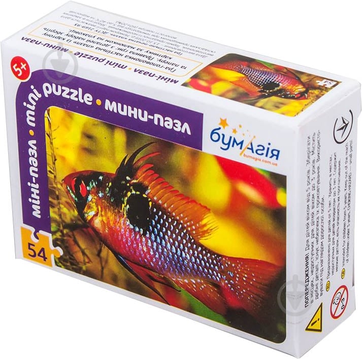 Пазлы Бумагия Рыбки и Котики 54 детали в ассортименте - фото 16 Пазлы Бумагия Рыбки и Котики 54 детали в ассортименте - фото 16