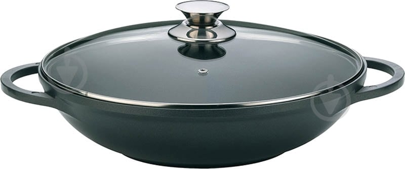 Сковорода WOK із кришкою Kela Kerros 32 см 40 л 15157 - фото 1