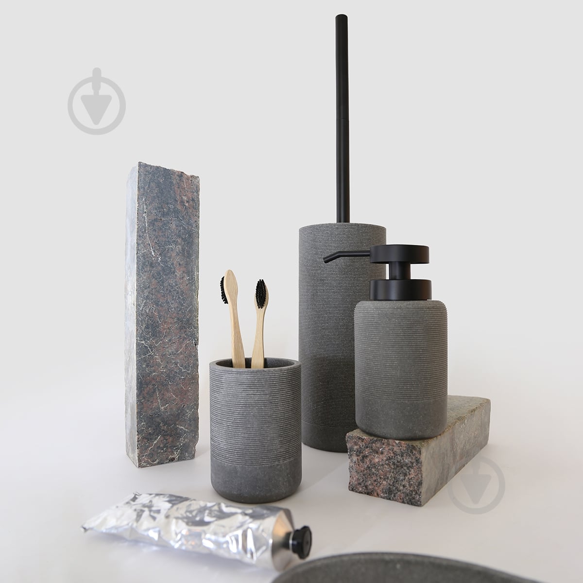 Дозатор для жидкого мыла MVM London BA-42 Gray - фото 14