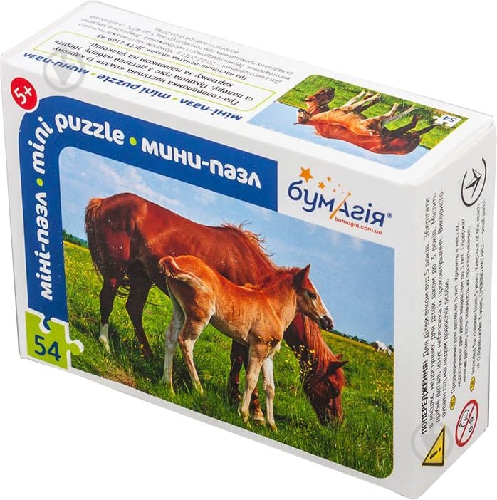 Пазли Бумагія Мами та дитинчата 54 деталі в асортименті - фото 1