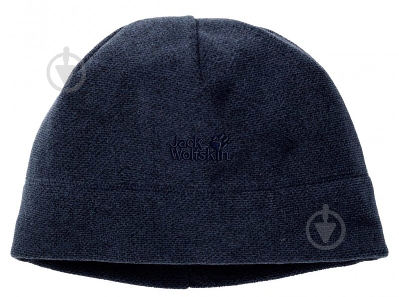 Шапка Jack Wolfskin Skywind Cap 1908741-1010 р.M темно-синий - фото 1
